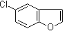 5-氯苯并呋喃分子结构 (CAS 23145-05-3)