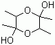2,3,5,6-四甲基-1,4-二氧杂环-2,5-二醇分子结构 (CAS 23147-57-1)