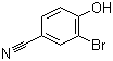 3-溴-4-羟基苯甲腈分子结构 (CAS 2315-86-8)