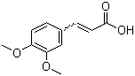 structure of CAS# 2316-26-9, 3,4-Dimethoxycinnamic acid;Caffeic acid dimethyl ether