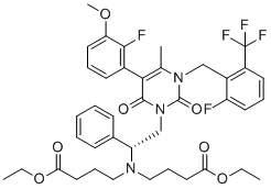 Elagolix Diester Impurity molecular structure (CAS 2316733-81-8)