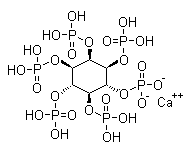 结构式 CAS# 23183-60-0, myo-肌醇六(磷酸二氢酯)单钙盐