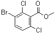 3-溴-2,6-二氯苯甲酸甲酯分子结构 (CAS 232277-30-4)