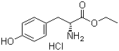 D-酪氨酸乙酯盐酸盐分子结构 (CAS 23234-43-7)