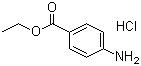 结构式 CAS# 23239-88-5, 苯佐卡因盐酸盐; 4-氨基苯甲酸乙酯盐酸盐; 对氨基苯甲酸乙酯盐酸盐