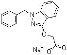 苄达酸钠盐分子结构 (CAS 23255-99-4)