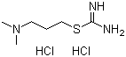 structure of CAS# 23256-33-9, Dimaprit hydrochloride;2-(3'-Dimethylaminopropylthio)pseudourea dihydrochloride