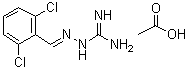 胍那苄单乙酸盐分子结构 (CAS 23256-50-0)