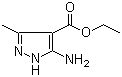 5-氨基-3-甲基-1H-吡唑-4-甲酸乙酯分子结构 (CAS 23286-70-6)