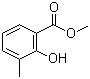 结构式 CAS# 23287-26-5, 3-甲基水杨酸甲酯; 2-羟基-3-甲基苯甲酸甲酯