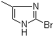 结构式 CAS# 23328-88-3, 2-溴-4-甲基-1H-咪唑