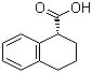 结构式 CAS# 23357-47-3, R-四氢萘甲酸; (R)-(+)-四氢萘甲酸