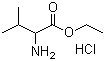 DL-缬氨酸乙酯盐酸盐分子结构 (CAS 23358-42-1)