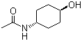 反式-4-乙酰氨基环己醇分子结构 (CAS 23363-88-4)