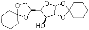 1,2:5,6-二-O-环己亚基-alpha-D-呋喃葡萄糖分子结构 (CAS 23397-76-4)