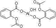 单羟基铝二(乙酰基水杨酸)盐分子结构 (CAS 23413-80-1)