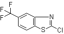 2-氯-5-(三氟甲基)苯并噻唑分子结构 (CAS 23420-88-4)