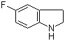 5-氟吲哚啉分子结构 (CAS 2343-22-8)