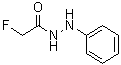 2-氟乙酸 2-苯基酰肼分子结构 (CAS 2343-36-4)