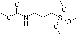 [3-(三甲氧基硅)丙基]氨基甲酸甲酯分子结构 (CAS 23432-62-4)