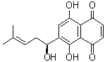 Alkannin molecular structure (CAS 23444-65-7)