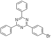 structure of CAS# 23449-08-3, 2-(4-Bromophenyl)-4,6-diphenyl-1,3,5-triazine