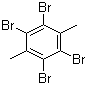 structure of CAS# 23488-38-2, 2,3,5,6-Tetrabromo-1,4-dimethylbenzene;2,3,5,6-Tetrabromo-p-xylene; 1,2,4,5-Tetrabromo-3,6-dimethylbenzene