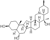 结构式 CAS# 23496-41-5, 贝母甲素; 贝母素甲