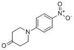 structure of CAS# 23499-01-6, 1-(4-Nitrophenyl)piperidin-4-one