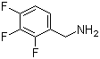 2,3,4-三氟苄胺分子结构 (CAS 235088-67-2)
