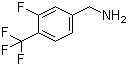 结构式 CAS# 235106-09-9, 3-氟-4-(三氟甲基)苄胺