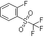 2-氟苯基三氟甲基砜分子结构 (CAS 2358-41-0)