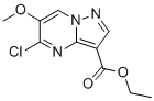 乙基5-氯-6-甲氧基吡唑并[1,5-a]嘧啶-3-羧酸酯分子结构 (CAS 2359663-72-0)