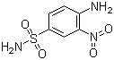 结构式 CAS# 2360-19-2, 4-氨基-3-硝基苯磺酰胺