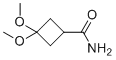 3,3-Dimethoxycyclobutanecarboxamide molecular structure (CAS 2360931-42-4)