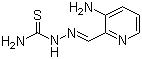 [(3-氨基吡啶-2-基)亚甲基氨基]硫脲分子结构 (CAS 236392-56-6)