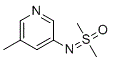 dimethyl((5-methylpyridin-3-yl)imino)-lambda6-sulfanone molecular structure (CAS 2365342-47-6)