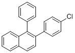 2-(4-氯苯基)-1-苯基萘分子结构 (CAS 2366210-03-7)