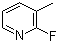 2-氟-3-甲基吡啶分子结构 (CAS 2369-18-8)