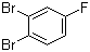 3,4-二溴氟苯分子结构 (CAS 2369-37-1)