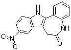 structure of CAS# 237430-03-4, Alsterpaullone;9-Nitropaullone; NSC 705701
