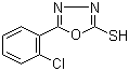 5-(2-氯苯基)-1,3,4-噁二唑-2-硫醇分子结构 (CAS 23766-27-0)