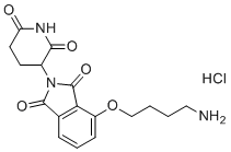 结构式 CAS# 2376990-29-1, 沙利度胺-O-C4-NH2(盐酸盐)
