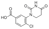 4-氯-3-(2,4-二氧代四氢嘧啶-1(2H)-基)苯甲酸分子结构 (CAS 2377645-90-2)