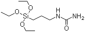 structure of CAS# 23779-32-0, N-(Triethoxysilylpropyl)urea;Ureidopropyltriethoxysilane