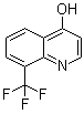 8-(三氟甲基)-4-羟基喹啉分子结构 (CAS 23779-96-6)