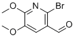 2-溴-5.6-二甲氧基烟醛分子结构 (CAS 2378104-86-8)