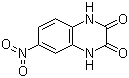 1,4-二氢-6-硝基喹喔啉-2,3-二酮分子结构 (CAS 2379-56-8)