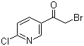 5-(2-Bromoacetyl)-2-chloropyridine molecular structure (CAS 23794-13-0)