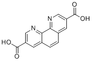 1,10-菲咯啉-3,8-二甲酸分子结构 (CAS 2379694-79-6)